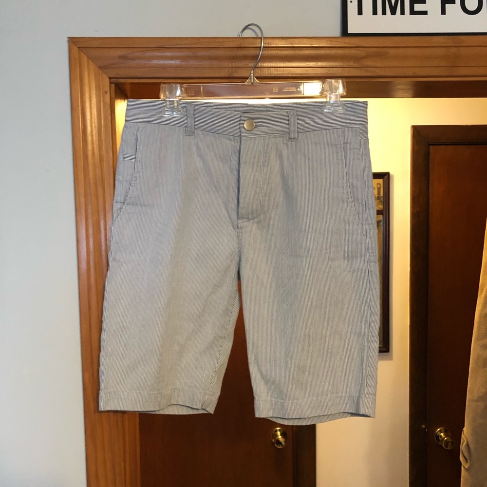 NWT Theory Seersucker Men’s Kirby Shorts